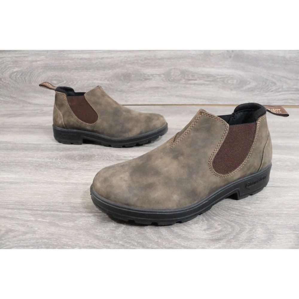 Blundstone Youth Boy's 5.5/Women's 7.5 LOW-CUT SHOE - RUSTIC BROWN 2036